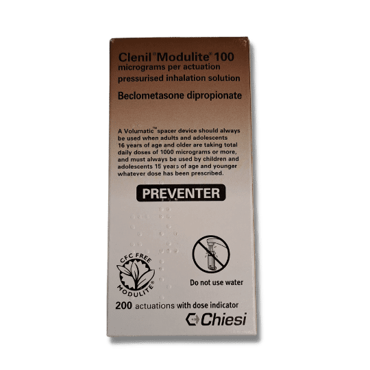 clenil inhaler 100mcg preventer online chemist private doctor Gorleston