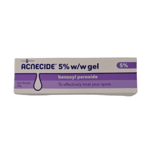 Acnecide gel 5% benzoyl peroxide for acne online chemist private doctor Gorleston