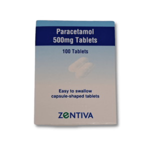 Paracetamol tablets 500mg 100 pack