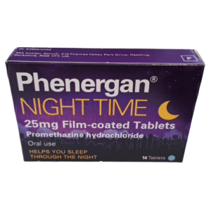 Phenergan night time tablets 25mg