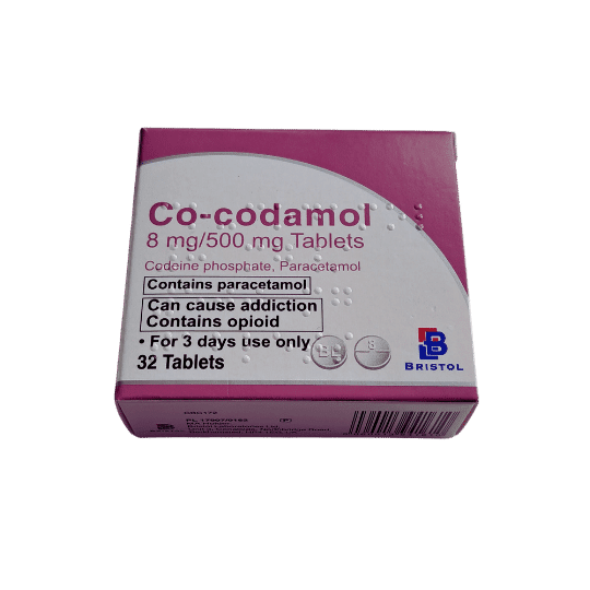 Buy Co-codamol pain relief tablets 8/500mg
