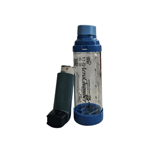 Aerochamber plus spacer device for asthma & COPD